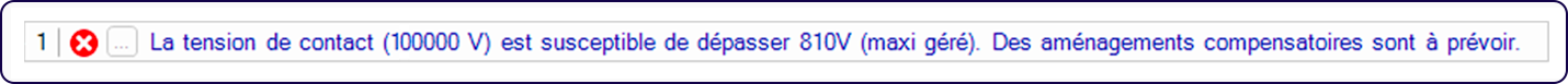 tension de contact erreur